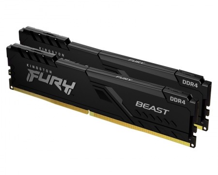 KINGSTON DIMM DDR4 64GB 2x32GB kit 3200MHz KF432C16BBK2/64 Fury Beast Black ( 26710 )