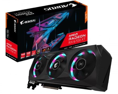 GIGABYTE RX 6700 XT ELITE 12GB GV-R67XTAORUS E-12GD