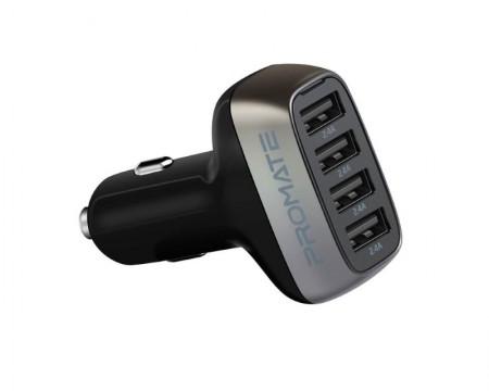 PROMATE Scud-48 punjač za auto 48W USB port