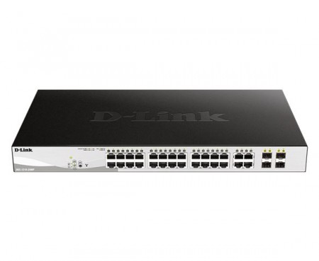 D-LINK Smart Managed PoE Switch 4xSFP DGS-1210-28MP