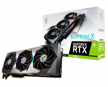 MSI nVidia GeForce RTX 3070 8GB 256bit RTX 3070 SUPRIM X 8G LHR ( 28116 )