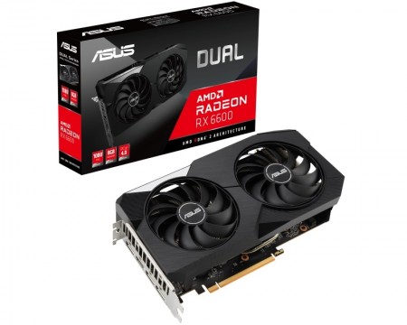 ASUS AMD Radeon RX 6600 8GB DUAL-RX6600-8G