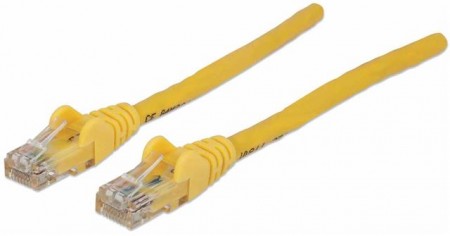 Intellinet Patch, Cat6 certified, U/UTP, 20m, žuti