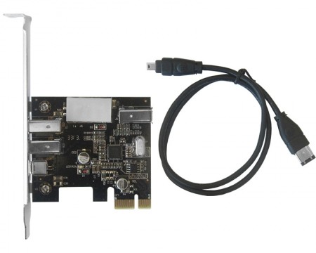 JAVTEC PCI Express kontroler 3xFireWire (IEEE 1394)