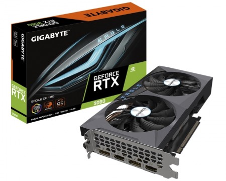 GIGABYTE nVidia GeForce RTX 3060 EAGLE OC 12GB 192bit GV-N3060EAGLE OC-12GD