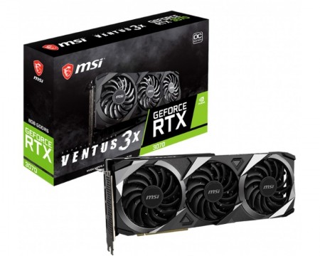 MSI nVidia GeForce RTX 3070 8GB 256bit RTX 3070 VENTUS 3X 8G OC LHR