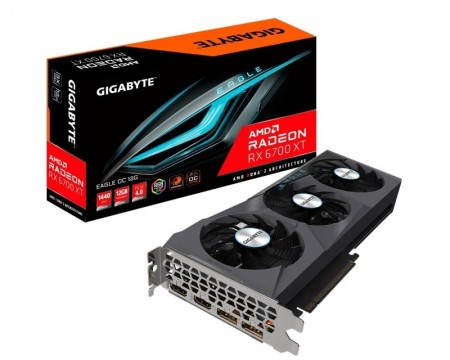 GIGABYTE AMD Radeon RX 6700 XT EAGLE OC 12GB 192bit GV-R67XTEAGLE OC-12GD