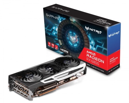 SAPPHIRE AMD Radeon RX 6800 OC 16GB 256bit NITRO+ RX 6800 OC 16GB (11305-01-20G)