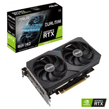 ASUS nVidia GeForce RTX 3060 Ti 8GB 256bit DUAL-RTX3060TI-O8G-MINI-V2 LHR