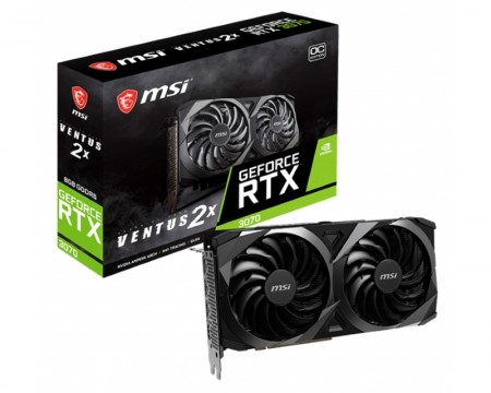 MSI nVidia GeForce RTX 3070 8GB 256bit RTX 3070 VENTUS 2X 8G OC LHR