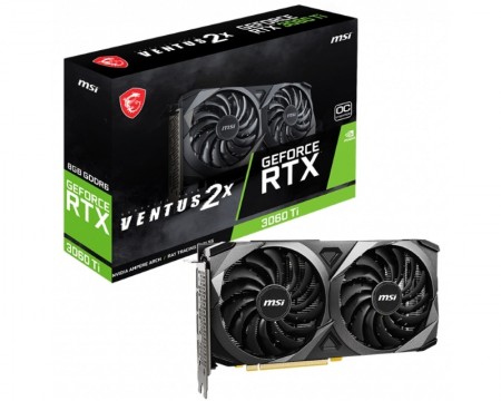 MSI nVidia GeForce RTX 3060 Ti 8GB 256bit RTX 3060 Ti VENTUS 2X 8G OC LHR