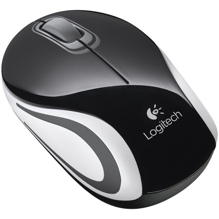 LOGITECH Wireless Mini Mouse M187 - EMEA - BLACK (910-002731)