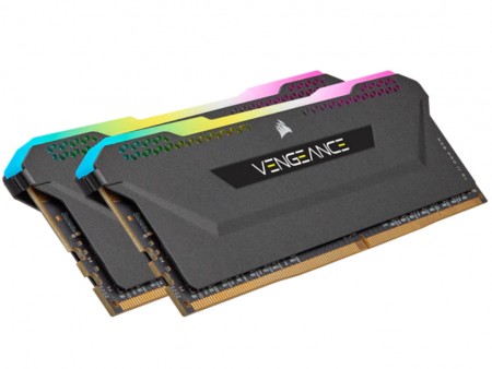 CORSAIR Vengeance RGB PRO SL C16 CMH16GX4M2E3200C16 16GB (2X8GB) DIMM DDR4 3200MHz crna