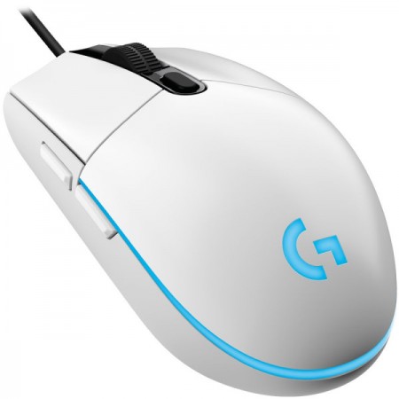 Logitech G203 Lightsync Gaming Wired Mouse, White