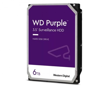 6TB WD 3.5'' SATA III 64MB IntelliPower WD63PURZ Purple