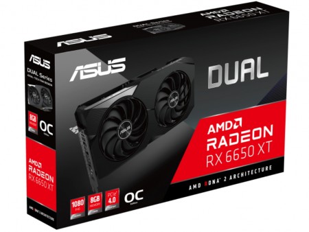 ASUS Radeon 6650XT DUAL-RX6650XT-O8G