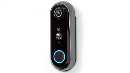 Nedis Wi-Fi Video Doorbell Full HD 1080p Motion sensor Night vision IP54 Battery Powered ( WIFICDP20GY ) 