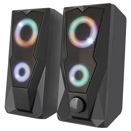 Yenkee YSP 2003RGB zvucnici, USB, 2.0, 6W, RGB, black