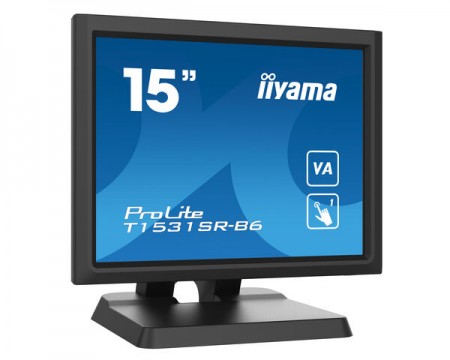 IIYAMA ProLite 15'' Resistive Touch, VA, 1024x768, Speakers T1531SR-B6