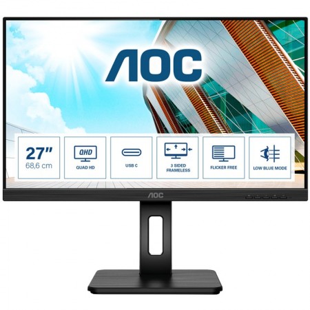 AOC Q27P2CA 27'' USB-C, 2560x1440, IPS