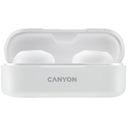 Canyon TWS-1 Bluetooth headset, with microphone, BT V5.0, Bluetrum AB5376A2, battery EarBud 45mAh*2+Charging Case 300mAh, cable length 0.3m