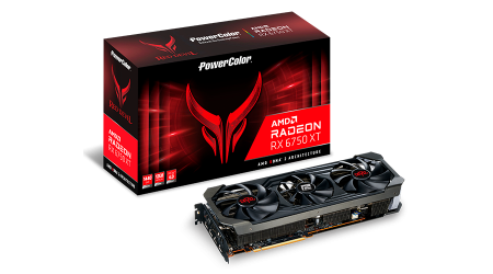 Power Color AMD Radeon 6750XT Red Devil AXRX 6750XT 12GBD6-3DHE/OC