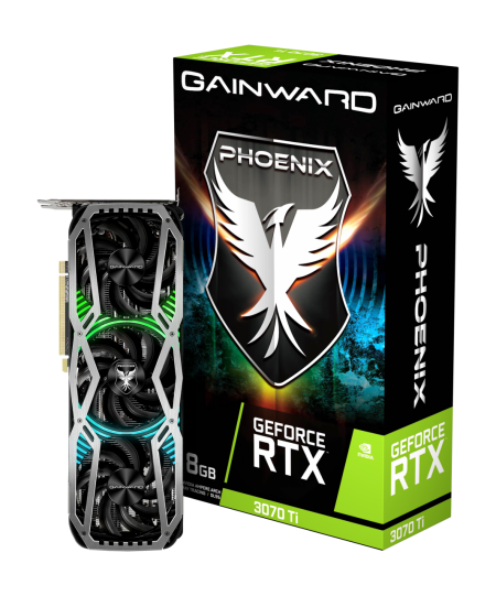 SVGA PCIE GAINWARD RTX3070Ti PHOENIX 8GB GDDR6X 256it 3xDP/ HDMI NED307T019P2-1046X