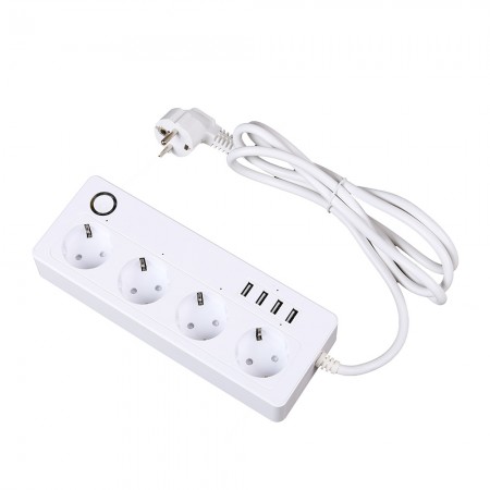 MOYE Voltaic Smart Power Strip V2 4 EU Plugs + 4 USB Plugs 3680W 16A ( SV-SS04 )