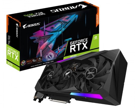 GIGABYTE RTX 3070 AORUS 8GB 256bit GV-N3070AORUS M-8GD rev 2.0 LHR