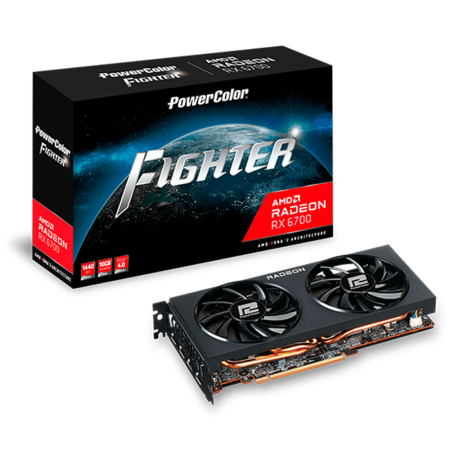 POWER COLOR Fighter RX6700 10GB AXRX 67 10GBD6-3DHOC