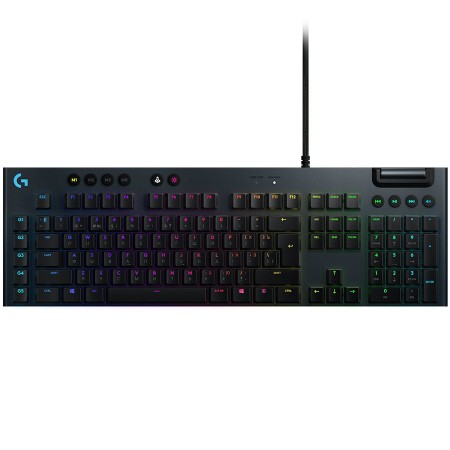 LOGITECH G815 Corded LIGHTSYNC Mechanical Carbon UK Clicky 920-009093