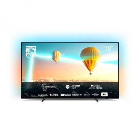 PHILIPS LED TV 75PUS800712, 4K, ANDROID, AMBILIGHT, CRNI