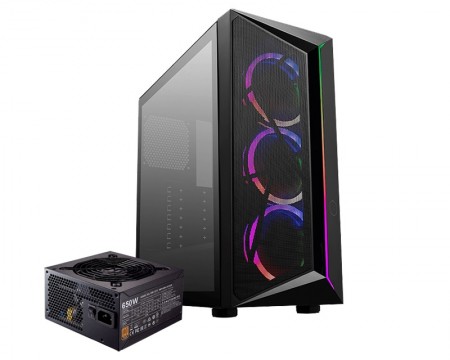 COOLER MASTER CMP510 ARGB Edition + MWE 650 BRONZE V2