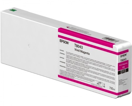 EPSON T804300 UltraChrome HDXHD Vivid Magenta 700ml kertridž