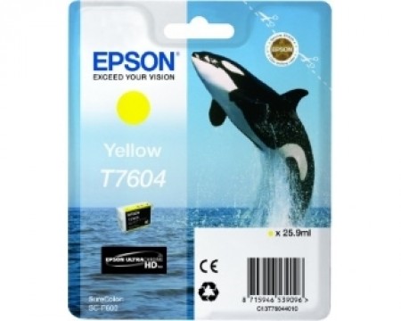 EPSON T7604 Yellow ketridž