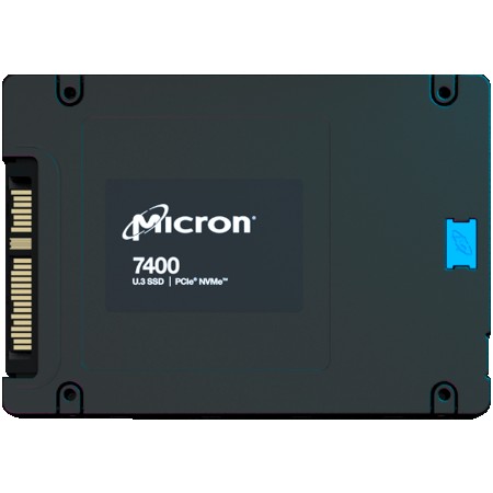 1.6TB Micron 7400 MAX NVMe U.3 (7mm) Enterpr. SSD MTFDKCB1T6TFC-1AZ1ZABYYR