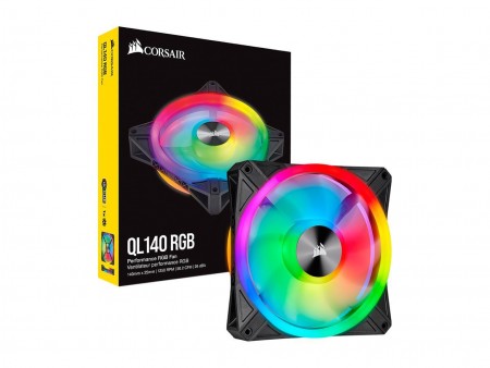 CORSAIR iCUE QL140 RGB 140mm crna CO-9050099-WW