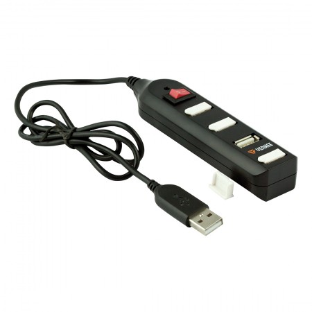 Yenkee YHB 4002BK USB HUB, 4-port