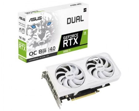 ASUS GeForce RTX 3060 Ti 8GB 256bit DUAL-RTX3060TI-O8GD6X-WHITE