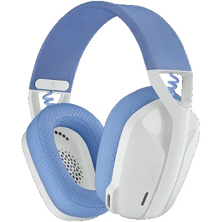 Logitech G435 Lightspeed Wireless Gaming Headset, White