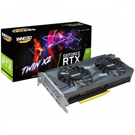 INNO3D GeForce RTX 3060 Ti Twin X2 LHR 8GB GDDR6 256-bit N306T2-08D6-119032DH