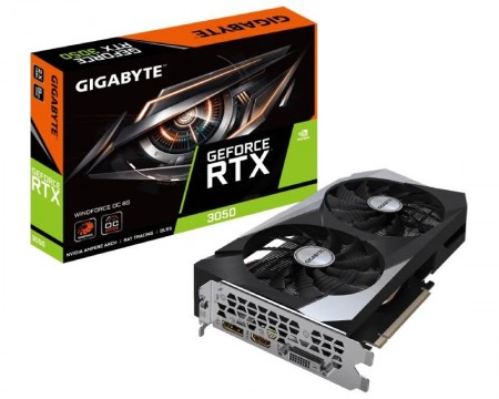 GIGABYTE GeForce RTX 3050 WINDFORCE OC 8GB 128bit GV-N3050WF2OC-8GD