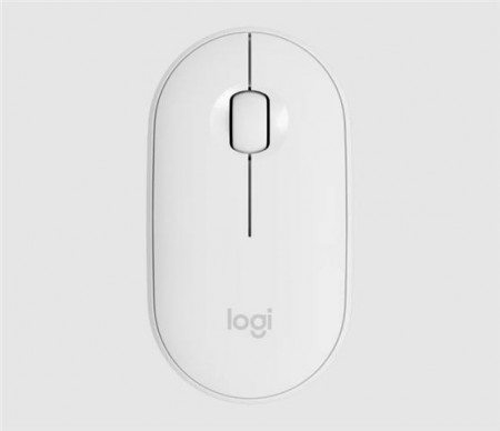 Logitech Pebble M350 Wireless Mouse - Off-White