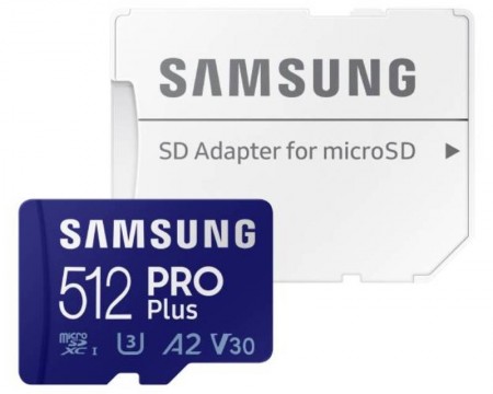 SAMSUNG PRO PLUS MicroSDXC 512GB U3 MB-MD512KA