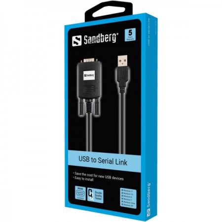 Adapter Sandberg USB 2.0 - RS232 30cm 133-08