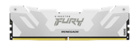 32GB (2x16GB) KINGSTON DDR5 6400MHz CL32 DIMM FURY Renegade White XMP KF564C32RWK2-32