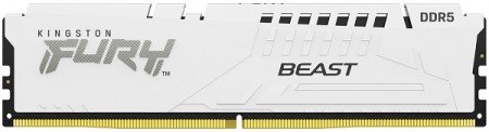 64GB (2x32GB) KINGSTON DDR5 5200MHz CL40 DIMM FURY Beast White XMP KF552C40BWK2-64