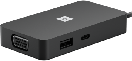 Microsoft USB-C Travel Hub USB-C USB-A Ethernet HDMI VGA (1E4-00003)