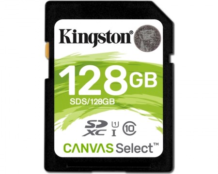 KINGSTON UHS-I SDXC 128GB 80R class 10 SDS128GB