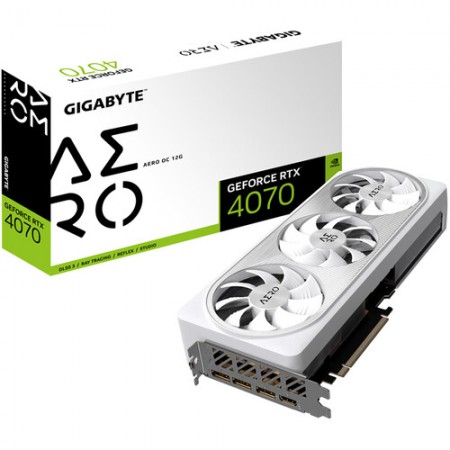 GIGABYTE GeForce RTX 4070 AERO 12GB GV-N4070AERO OC-12GD